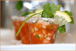 Shrimp Ceviche Shooters 